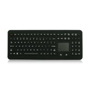 Ruggedized Silicone Industrial Keyboard With Touchpad, Washable Silicone Medical