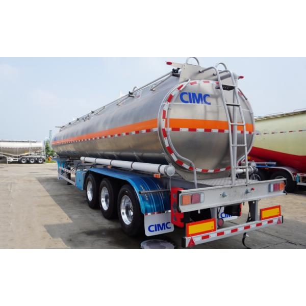 Aluminum Diesel Tanker Trailer for Sale in Ghana | Oil Tank Prices | CIMC Tank