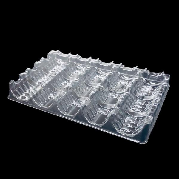 Clear PET Blister Tray Stackable and Customized for Electronic Components Packaging