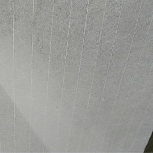 China White color wall covering high strength fire – resistant fiberglass non-woven mat on sale