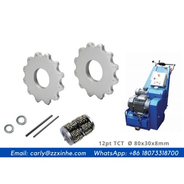 Scarifier Grinder Replacement Planer Drum 12PT TCT Carbide Heads Scarifier