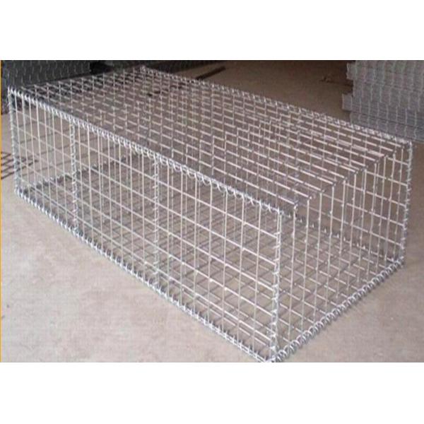 3.0MM *1M*1M*2M*100MM*100MM Gabion Retaining Wall Construction 3.5mm Wire Gauge