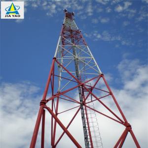 Telecommunication Antenna Mast Tower 3 Legs / 4 Legs Tubular Self Standing