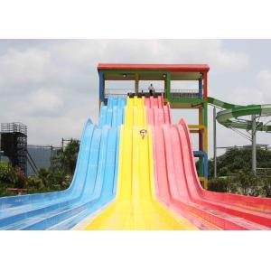 Adult Water Plastic Fiberglass Water Slide 120 m³ / h for Adventure Water Parks