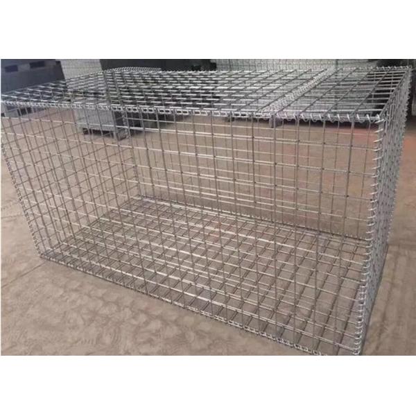 Galfan 50CM*1M*1M*80MM*100MM Hesco Barrier Gabion Box / Gabion Stone Cages