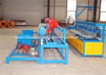 PLC Single / Double Wire Chain Link Fence Machine Easy Operating Green Color