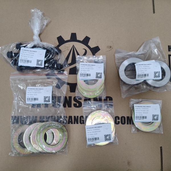 Hyunsang Excavator Parts SHIM PV02B01055D1 PX12B01153D1 PX02B01019P1 PX12B0114P1,NUT PX12B01113P1,NUT M10 ZN18C10008