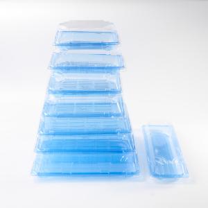 China BH00-11 food container Takeaway Packaging Box Plastic For Good Food Plastic BLUE Disposable Sushi box on sale