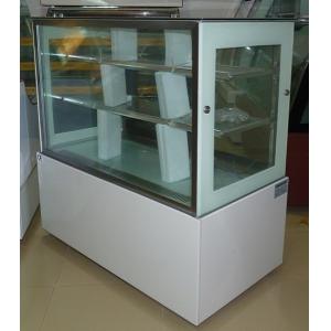 Back Sliding Door Commercial Cake Display Freezer Showcase Two Layers