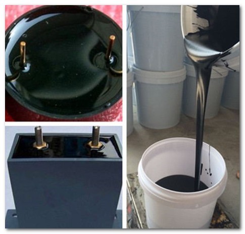 Buy black Two Component Epoxy Thermal Conductive Glue 1.2W/mK for LED Lighting,water proof,adhesive paste -40℃ to +130℃ at wholesale prices