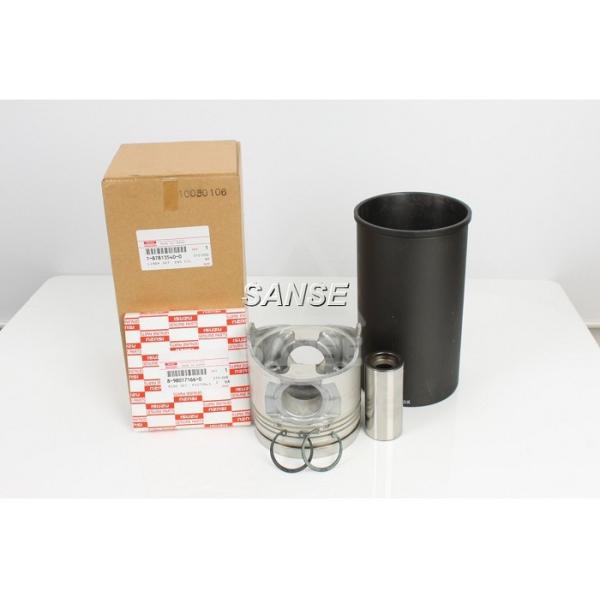 Buy ISUZU 4HK1T Cylinder Liner Kit , HITACHI ZX200-3 Excavator Engine Rebuilding Kit at wholesale prices