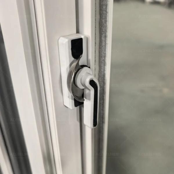 North American Modern Design Pvc Upvc Plastic Sliding Glass Windows