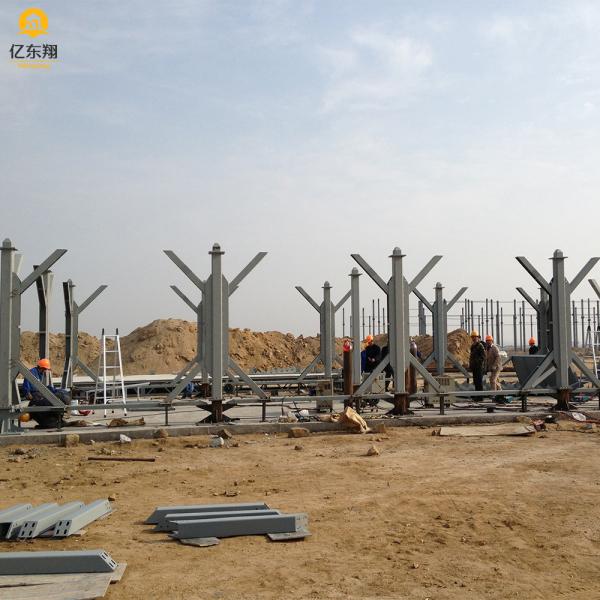 Large Span Prefab Metal Structures Construction Steel Prefabricated Warehouse Building