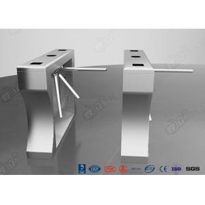 Semi Automatic RFID Tripod Security Gates Entrance Stainless Steel