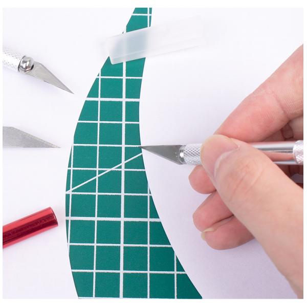 Metal Handle Scalpel Blade Knife for Craft Engraving Cutting Supplies DIY Stationery