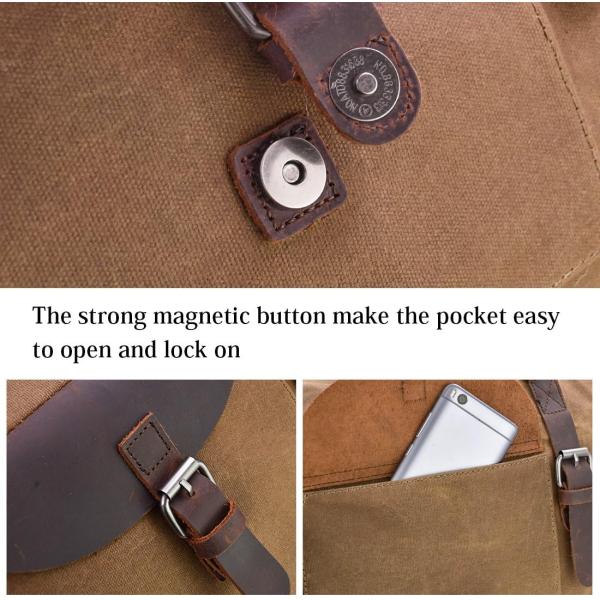 Oversized Waterproof Weekend Overnight Bag Travel Carry On Tote With Waxed