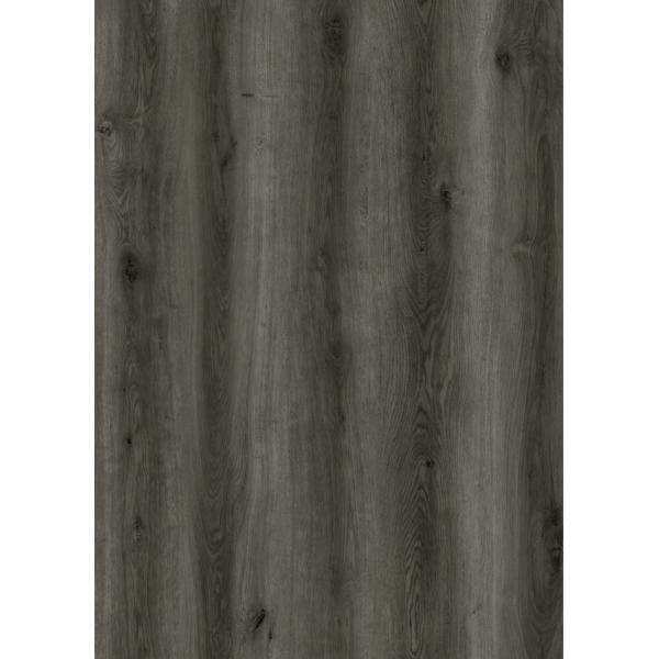 GKBM FT-W29045-6 Eco-friendly Click Waterproof Fire Retardant Thin Black Gray Oak Stone Polyvinyl Composite SPC Flooring