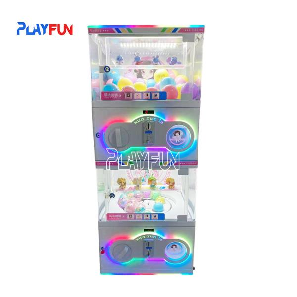 Factory Wholesale Coin Operated Double Layer Capsule Toy Machine Self-Service