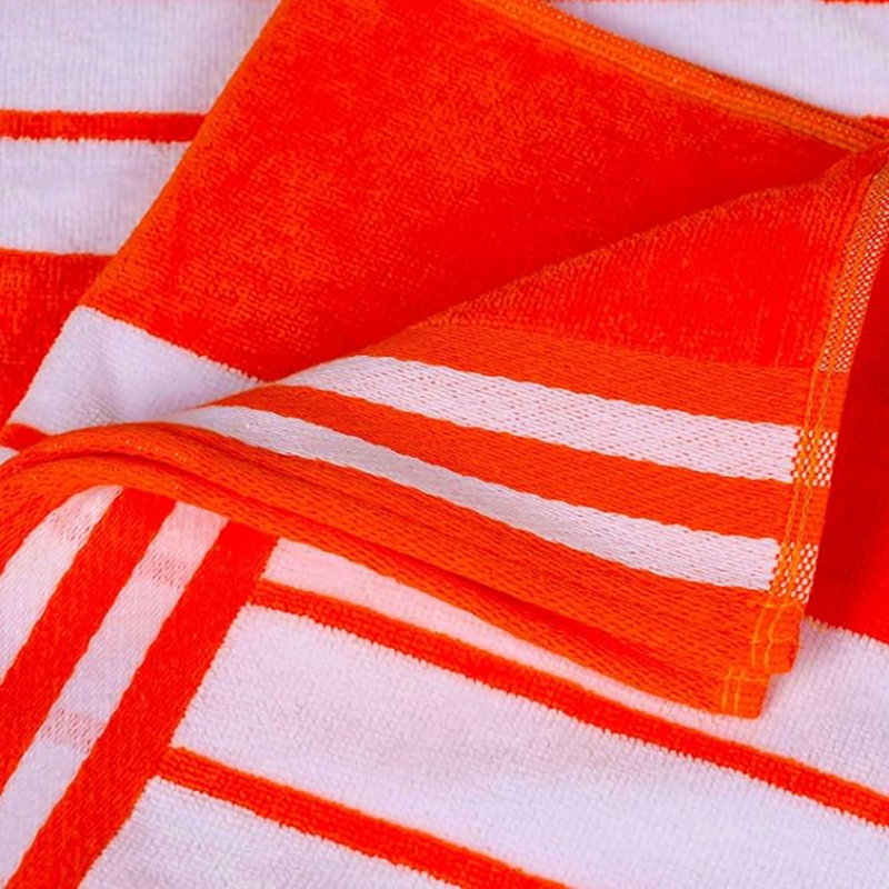 Soft and Lightweight GOTS-Certified Organic Cotton Beach Towel and Travel