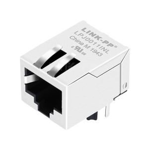 LPJ0011INL 10/100 Base-T Tab Down Without Led Single Port 8 Pin Magnetic RJ45