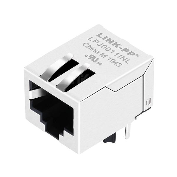 LPJ0011INL 10/100 Base-T Tab Down Without Led Single Port 8 Pin Magnetic RJ45