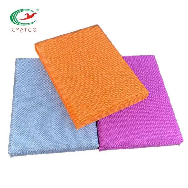 Buy Auditorium Wall Fabric Acoustic Panel Soundproof Fire Retardant at wholesale prices