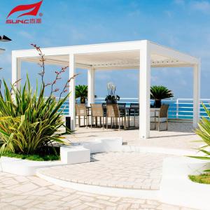 Smart Remote Controlled Aluminum Garden Pergola Waterproof Windproof Gazebo