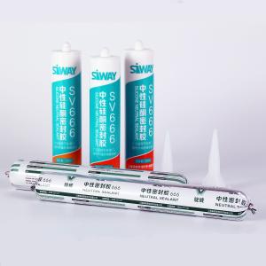 Ceramic / Metal / Wood Caulking Sealant , 300ml Interior Silicone Sealant