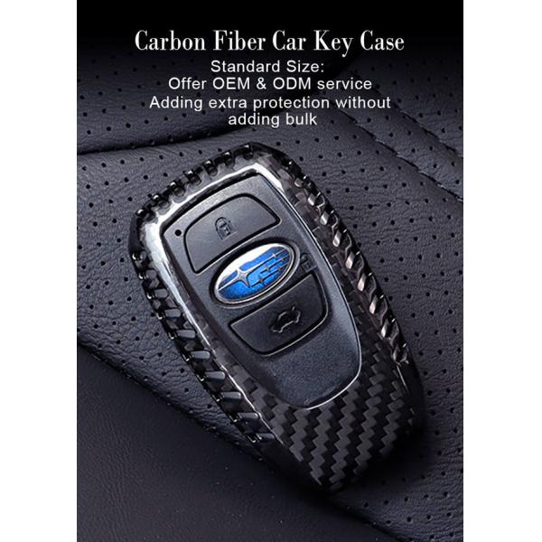 High Impact Strength SUBARU Carbon Fiber Car Key Case