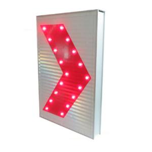 65mm Monocrystalline Solar Panel Solar Chevron Sign For Safety