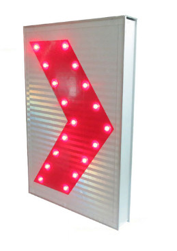 Buy 65mm Monocrystalline Solar Panel Solar Chevron Sign For Safety at wholesale prices