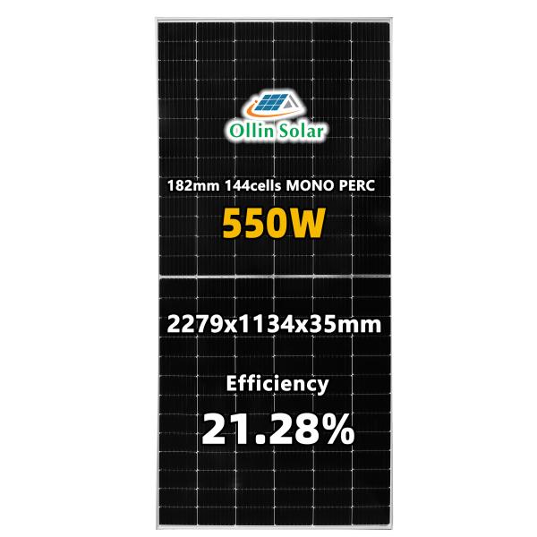 Buy 36V Waterproof Monocrystalline Solar Power Panel 540W 545W 550W at wholesale prices
