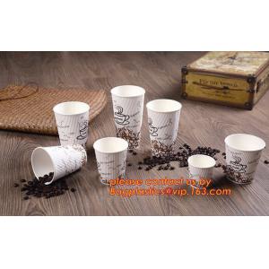 12oz Fine workmanship flexo printing custom design double Kraft paper cup,PAPER