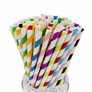 China Organic Natural Waterproof Paper Straws Disposable Use CE Certification on sale