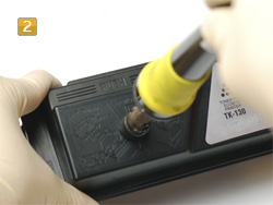 Kyocera TK-130, FS-1300 melting a hole