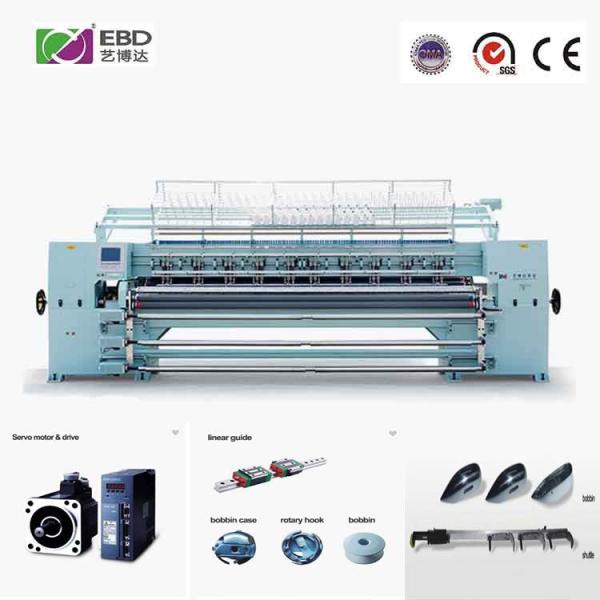 AC 380V Computerized Quilting Machines For Apparel Fabrics Sewing Speed 400-500n