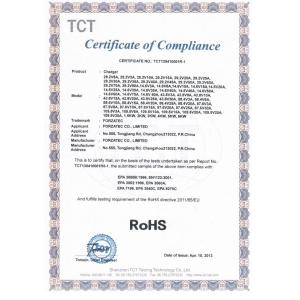 FORZATEC CO., LIMITED Certifications