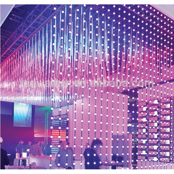 DC24V non waterproof DMX digital led pixel ball 50Mm 6pcs SMD5050