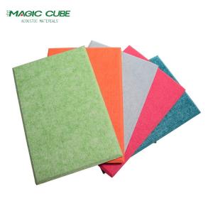 9mm Snow White Acoustic Fiber Board 100% Recyclable Polyester Fiber