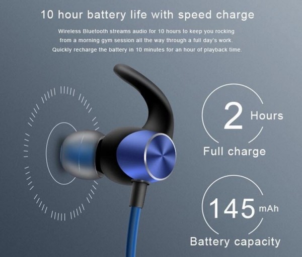 Buy OEM Rechargeable In ear Wireless Earphone Headset Neckband Mini Bluetooth Sport Wireless at wholesale prices