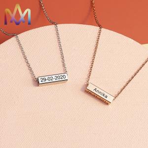 Hypoallergenic SUS316L Letter Name Necklace Choker