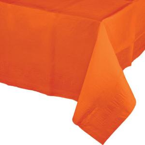 Linen Printed Party Paper Tablecloths OEM ODM Service OUCHAME