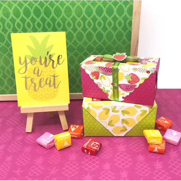 Paperboard Christmas Candy Gift Boxes Customized Logo