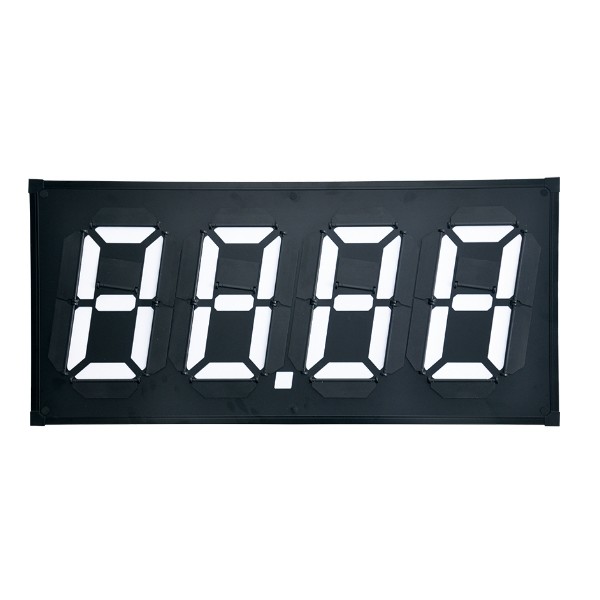 Reflective Gas Station Price Flip Signs Magnetic Four Digits Flip Board Caution