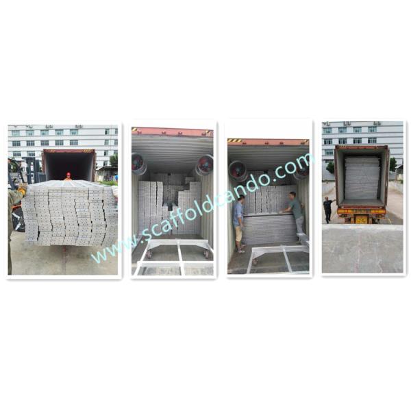 Galvanized Q195 scaffolding steel plank steel board decking working platform 210,240mm with 2M 4M board