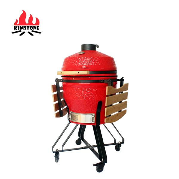 KIMSTONE the Most Popular of 22 Inch OUTDOOR Kamado Kitchen Restaurant Charcoal Griller