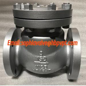 150LB WCB ANSI flanged metal seal cast steel check valve