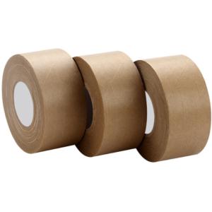Water Activated Kraft Paper Sealing Tape, Environmentally Friendly High