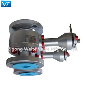 PCTFE Stainless Steel Flanged Ball Valve API6D F316 Ball Valve
