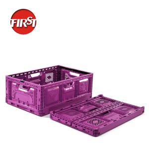 Convenient Farm Logistics Crate Fruits Vegetables Crate Foldable Internal